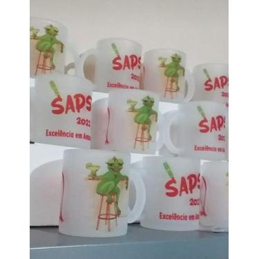 Imagem de Caneca Vidro Fosco Personalizada - DEKO