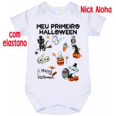 Imagem de body bebê meu primeiro halloween cód 1846 - nick aloha, Branco, P
