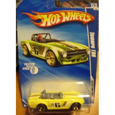 Imagem de Hot Wheels 2010 Faster Than Ever Triumph TR6 YELLOW #131 KMART DAY EXCLUSIVE