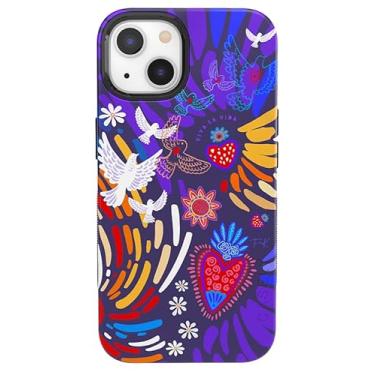 Imagem de Casely Capa para iPhone 13 | Compatível com MagSafe | Viva La Vida | Capa Colagem Frida Kahlo