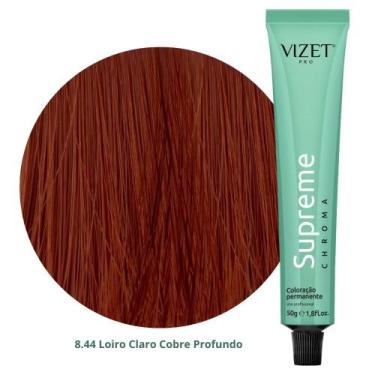 Imagem de Coloração Supreme Chroma 8.44 Loiro Claro Cobre Intenso 50gr Vizet