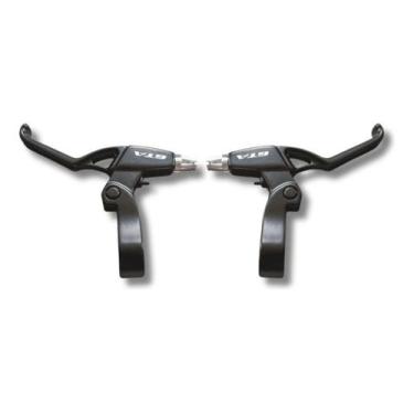 Imagem de Manetes Freio V-brake Alumínio Gta Preto (par)