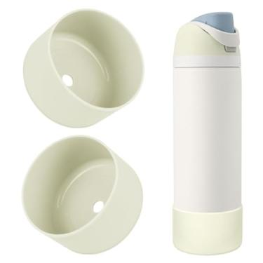 Imagem de BKBY 2 peças de bota de silicone para garrafa de água, compatível com Owala 680 g 947 g 1,134 g, capa protetora antiarranhões e antiamassados sem ruído para garrafas de água FreeSip/Twist/Flip