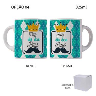 Imagem de Caneca 325ml Feliz Dia Do Pais Melhor Pai Do Mundo Super Pai - LARANJA