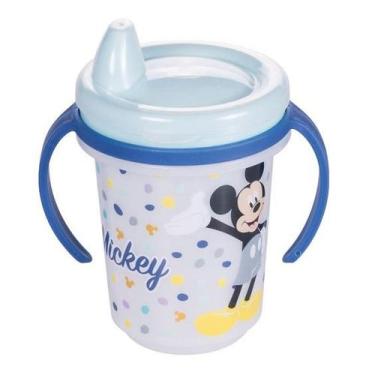 Imagem de Copo Caneca Trio Infantil Com Tampa E Alça 330ml Plasutil - Plasútil, 