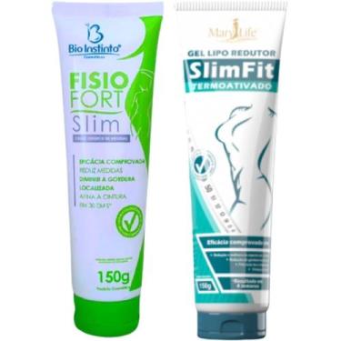 Imagem de Kit Para Estrias Celulite Gordura Localizada Reduz Medidas - Bio Insti