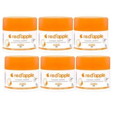 Imagem de Kit 6 Desodorante Em Creme Aveia 55G - Red Apple