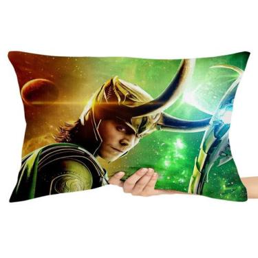 Imagem de  Capa Travesseiro fronha com ziper 50x70  Loki cetro - Empório Dutra