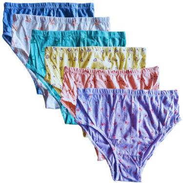 Imagem de Calçola Senhoras Algodão kit com 6 unidade - Jundiameias, Colorida lis