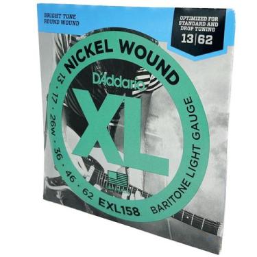 Imagem de Encordoamento Guitarra 13-62 EXL158 D'Addario Nickel Wound - D'Addario