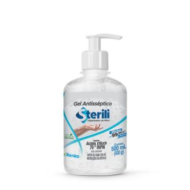 Imagem de Gel Antisséptico para as Mãos Sterili 500ml Renko