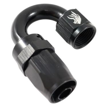 Imagem de Conexão 8AN / AN8 Curva 180 Aeroquip All Black - Cód.7160 - ASLLAN