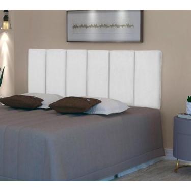 Imagem de Cabeceira 195 cm Casal King Queen Estofada Decorativa Dubai - Magazine