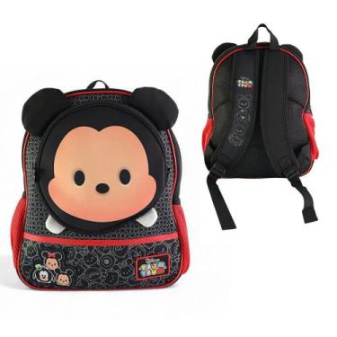 Imagem de Mochila de Costas Alças Acolchoadas Infantil Mickey Disney Original 3D