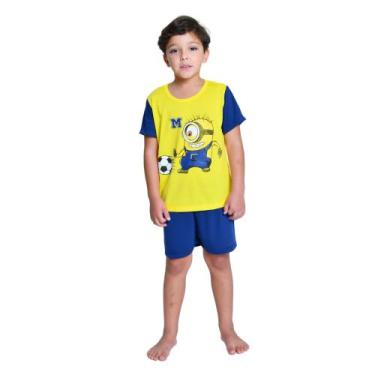 Imagem de Pijama Infantil Masculino Curto Verão Personagens  - Prikéta, Minions,