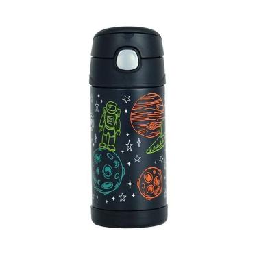 Imagem de Garrafinha Térmica Funtainer 355ml Espaço Preto Thermos
