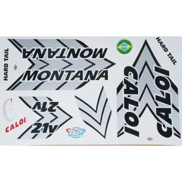 Imagem de Adesivos colante bikes caloi montana 21 v cores - Amazonas, Azul, Prat