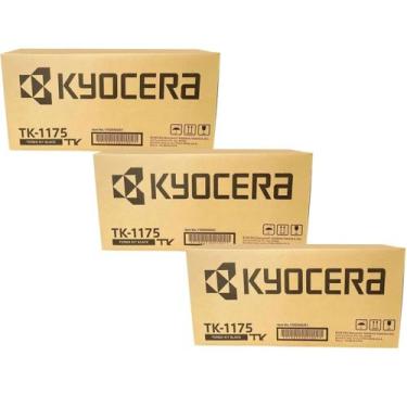 Imagem de Kit 03 Toner Kyocera Tk-1175 Original Com Lacre M2040dn M2640idw