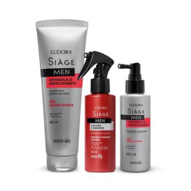 Imagem de Combo Siàge Men: Shampoo Estimula o Crescimento 250ml + Ativador de Ca