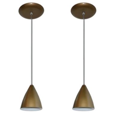 Imagem de Lustres pendentes Ouro Velho cozinha americana balcão sala alumínio Pa