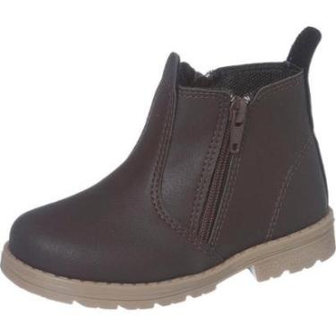 Imagem de Bota Coturno Infantil Masculina Menino 6701-005- Tamanho 28 a 36-Masculino