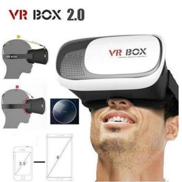 Imagem de Óculos VR Box 2.0 Realidade Virtual 3D Filmes e Jogos Celular - LIPPIN