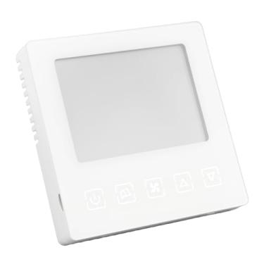 Imagem de Termostato Inteligente, Controlador de Ar Condicionado Inteligente Termostato Doméstico Com Monitoramento de Temperatura e Umidade Display Lcd