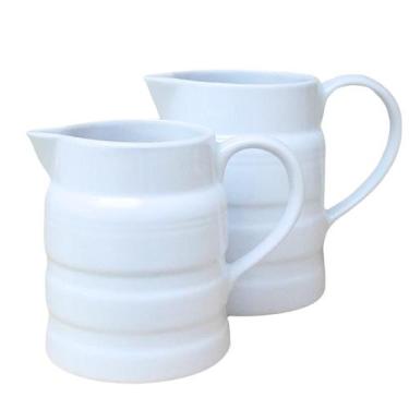 Imagem de Kit 2 Jarras Artísticas - Leiteira, Sucos e Bebidas - 600 e 850ML - Po
