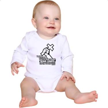 Imagem de Body intantil Gospel Galatas 6.14 Mao - Alearts, G