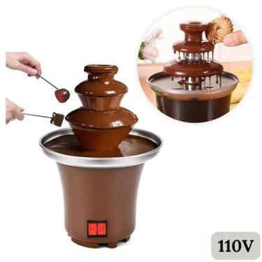 Imagem de Cascata de chocolate 3 níveis 110V: doce elegância! - MAIZU