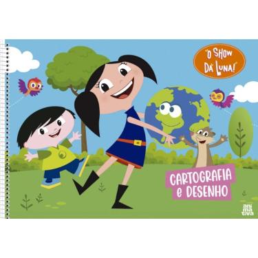 Imagem de Caderno Cartografia 80Fls O Show da Luna Capa 3 - Animativa
