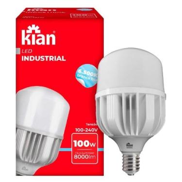 Imagem de Lâmpada Led Kian Industrial Bulbo T 100W E40 6,5K