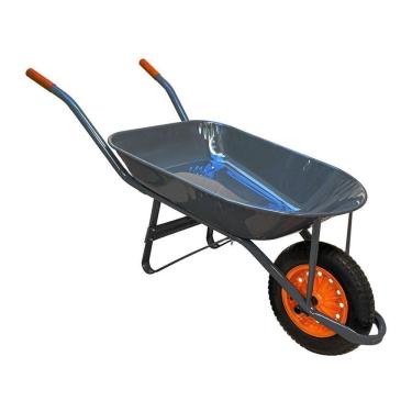 Imagem de Carrinho De Mão Em Aço Carbono Pneu E Câmara Chapa 26mm 60l