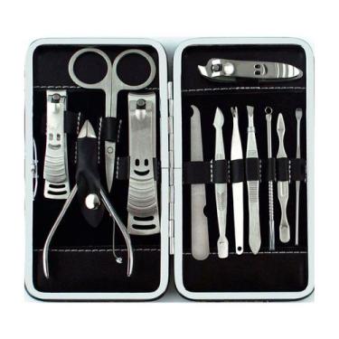 Imagem de Estojo de Unha 12Em1 Kit Completo para Pedicure e Manicure - 12 PEÇAS