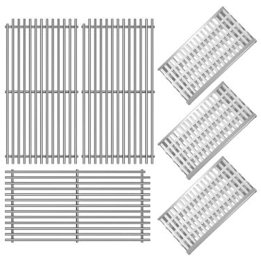 Imagem de Clivimi Grelhas de grelha de substituição 54801 92911 para peças de grelha DCS, 36DBQAR, 36EBQAR, 48DBQAR, 48EBQAR, BGA36-BQARL, BGA36-BQARN, BGA48-BQARL, BGA48-BQARN, placa térmica de cerâmica para