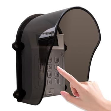 Imagem de Capa de chuva de campainha de plástico para tomadas elétricas/placa de interruptor de parede elétrico/campainha, capa de campainha à prova de intempéries, protetor à prova d'água, capa de chuva para