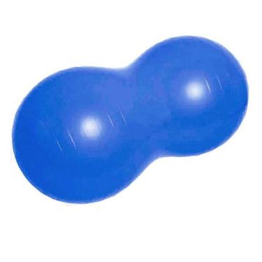 Imagem de Bola Pilates Feijão 90x40 cm Resistente Pilates S/ Bomba Azul - 365 SP