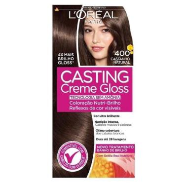 Imagem de Coloração Casting Creme Gloss L'Oréal Paris - 400 Castanho Natural