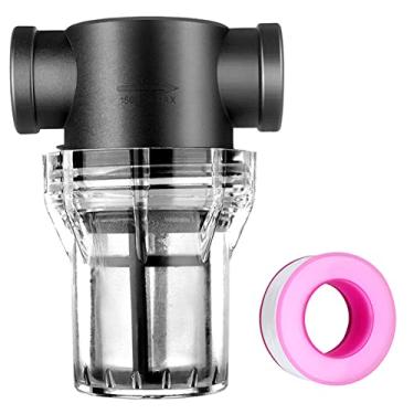 Imagem de CXZTCL Filtro de sedimentos em linha filtro de mangueira de água com tela de malha 80 filtro de filtro de água bruta de 3/4 polegadas para entrada de água de jardinagem ao ar livre