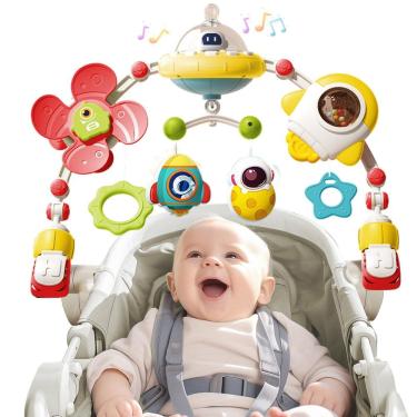 Imagem de Carrinho de bebê musical Arch Toys qesfir para bebês e bebês