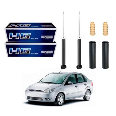 Imagem de Kit amortecedor traseiro nakata original ford fiesta sedan 1.0 1.6 2003 A 2006