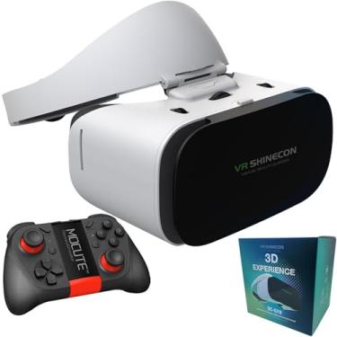 Imagem de 3D VR Headset, Óculos Inteligentes Para Jogos Headset Video Display Glasses Ajuste De Miopia 600°, Para IPhone 16/15, Steam Deck, ROG, Mac, PC, Android E IOS(050)