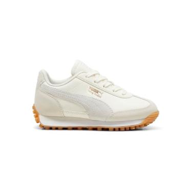 Imagem de PUMA Tênis infantil unissex Easy Rider (criança pequena), Marfim fosco/branco PUMA, 12 Little Kid