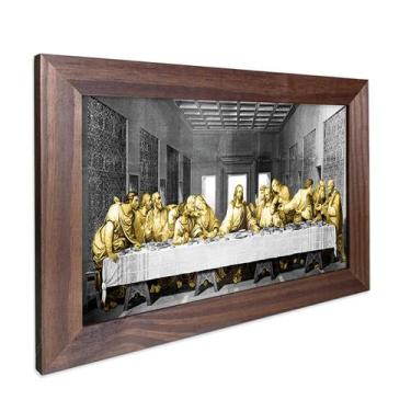 Imagem de Quadro Decorativo Religioso Jesus Santa Ceia do Senhor Sagrada Família