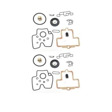 Imagem de Kit de reparo de motor de serra de corrente de motores de carburador, kit de reconstrução de acessórios de junta de ferramentas para corpo inclinado FCR 39 41 (2 conjuntos)