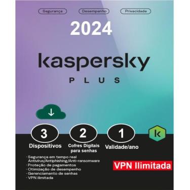 Imagem de Kaspersky Antivírus Plus 3 Dispositivos 1 ano 2025