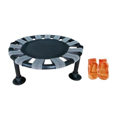 Imagem de Aymzbd Casas de salto redondos de trampolim infantil mini trampolim dobrável para brincar fitness externo interior, Pequeno