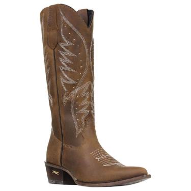 Imagem de Bota Texana Feminina Marrom Jácomo 38111