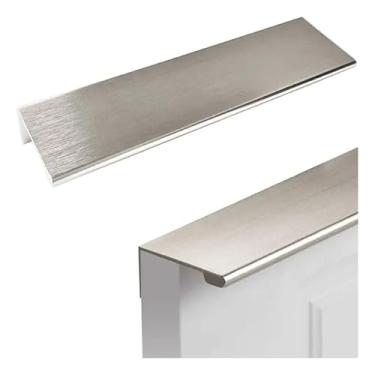 Imagem de 10 x Puxador Gaveta Armário Móveis Perfil Alumínio Premium 150mm (Níquel Escovado)