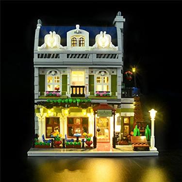 Imagem de GEAMENT LED Light Kit for Creator Expert Parisian Restaurant - Compatible with Lego 10243 Building Bricks Model (Model Set Not Included)
